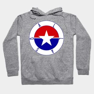 Dallas Flag Design Hoodie